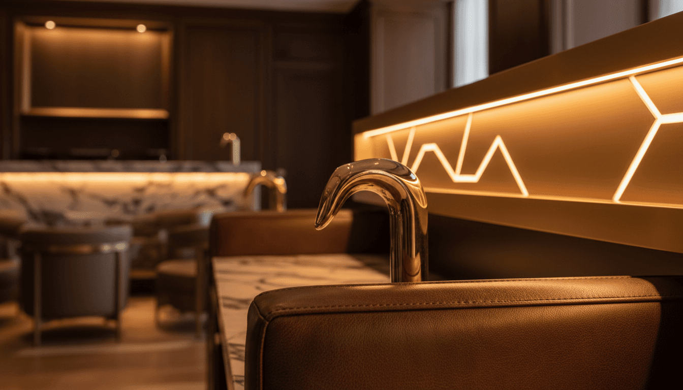 High-End Lounge Interior Finishes